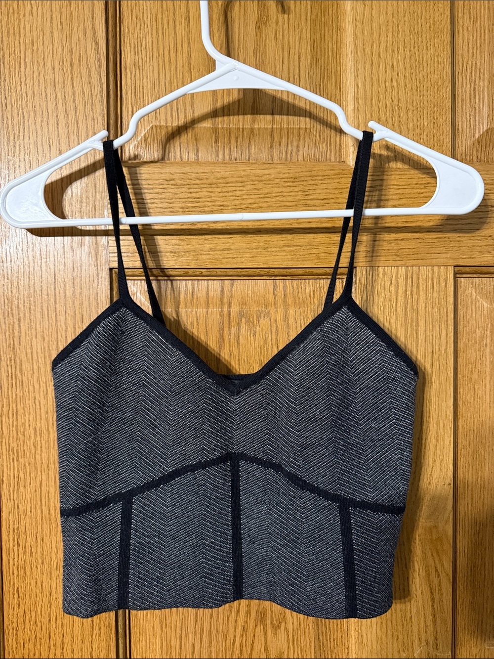 Express VNeck Going Out Crop Top